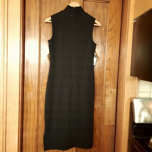 APT 9 Sleeveless Dress Mock Neck Midi Navy - Picture 8 of 12
